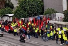PROTESTA SETSUV EN EL TSJE