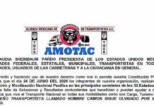 AMOTAC ANUNCIA PARO PARA ESTE MIÉRCOLES
