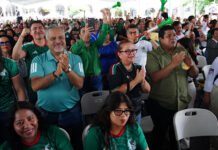 EUFORIA EN LA SUCURSAL DEL AZTECA!