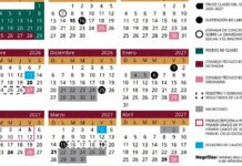 ASÍ VIENE EL CALENDARIO ESCOLAR!