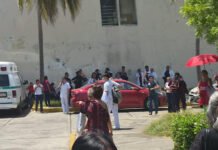 CONATO DE INCENDIO EN IMSS VERACRUZ; EVACUAN A TODOS!
