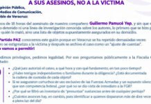 “INVESTIGUEN EL CRIMEN, NO A LA VÍCTIMA”