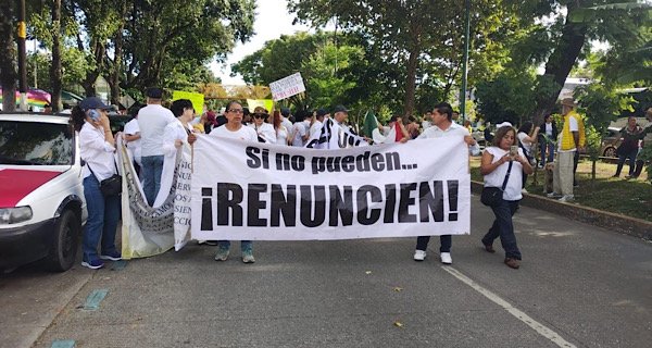 Marcha IMSS bienestar Alor