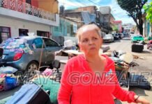 EN MINUTOS, EL AGUA SE LLEVÓ TODO