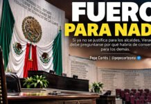FUERO PARA NADIE