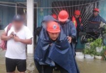 EVACÚAN ZONAS BAJAS EN HUEYAPAN!