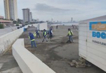 A LIMPIAR LO QUE DEJÓ EL MAR!